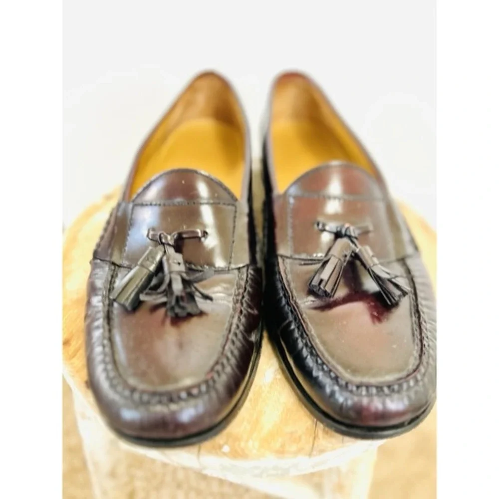 Cole Haan Men's Loafer Sz 12D Leather Tassel Moc Toe Comfort‎ Slip-On Shoes